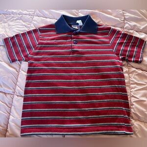 Vintage Billy The Kid Classic Kids Polo with Navy and Red Stripes